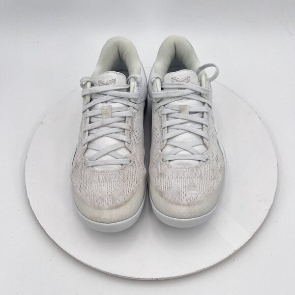 Nike Zoom Kobe 8 Men 4 Women 5.5 Fj9364-100 Triple White Knit Low Training Shoe - Picture 4 of 15